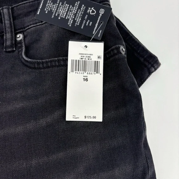 Lauren Ralph Lauren NWT Black High-Rise Skinny Ankle Super Stretch Jeans, 16 - Picture 13 of 16